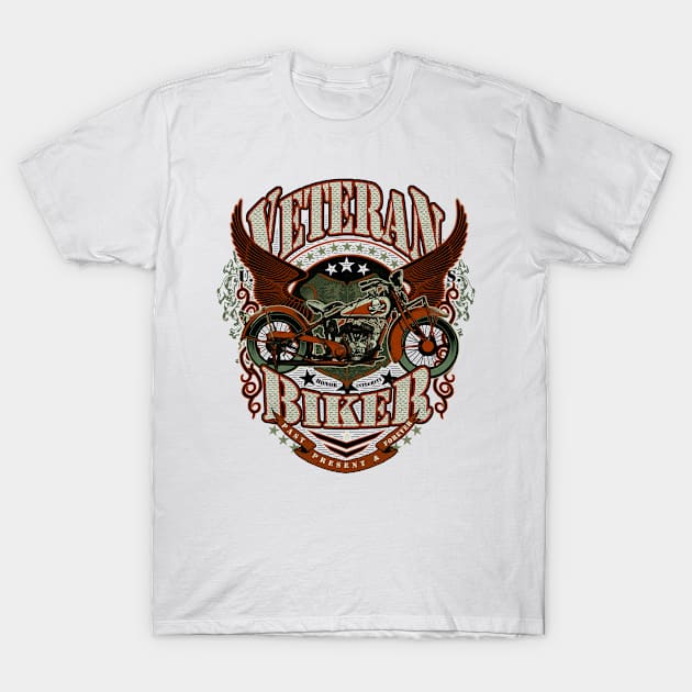 Veteran Biker T-Shirt by veerkun